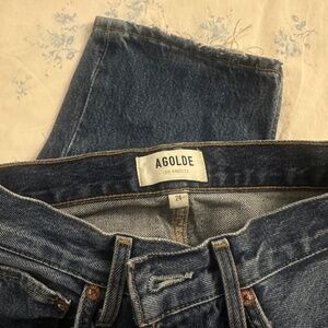 agolde 90S PINCH WAIST JEAN 104310, Colour: RANGE, Size: 24 brand new without ta
